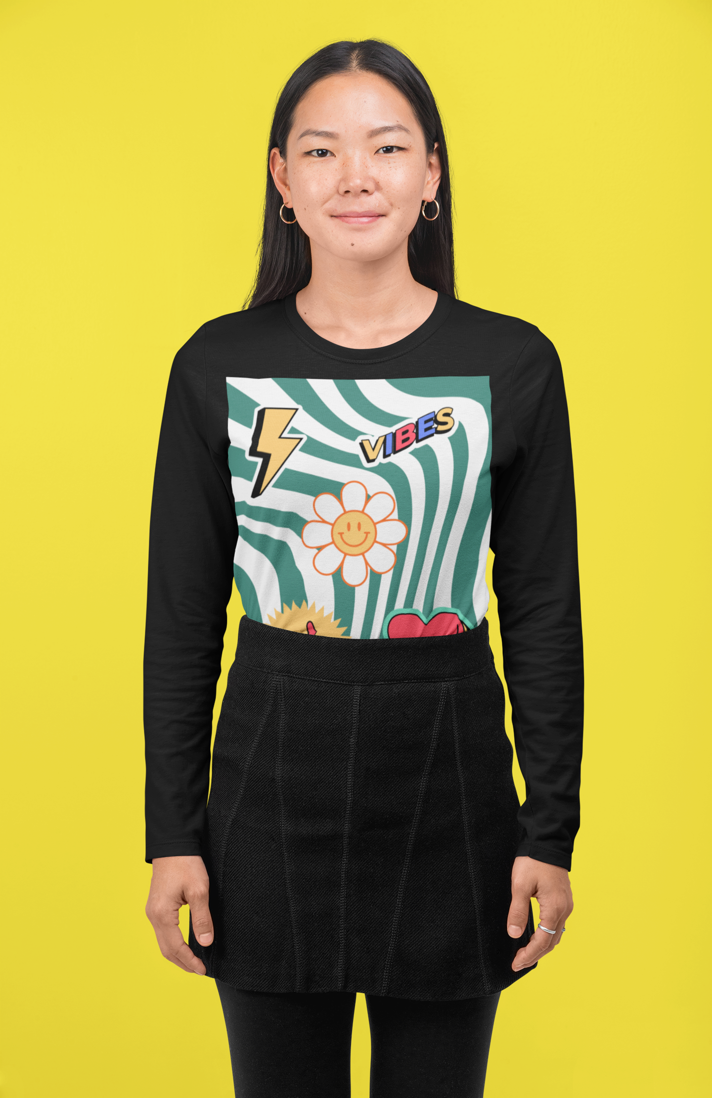 "Good Vibes" Long Sleeve T-Shirt