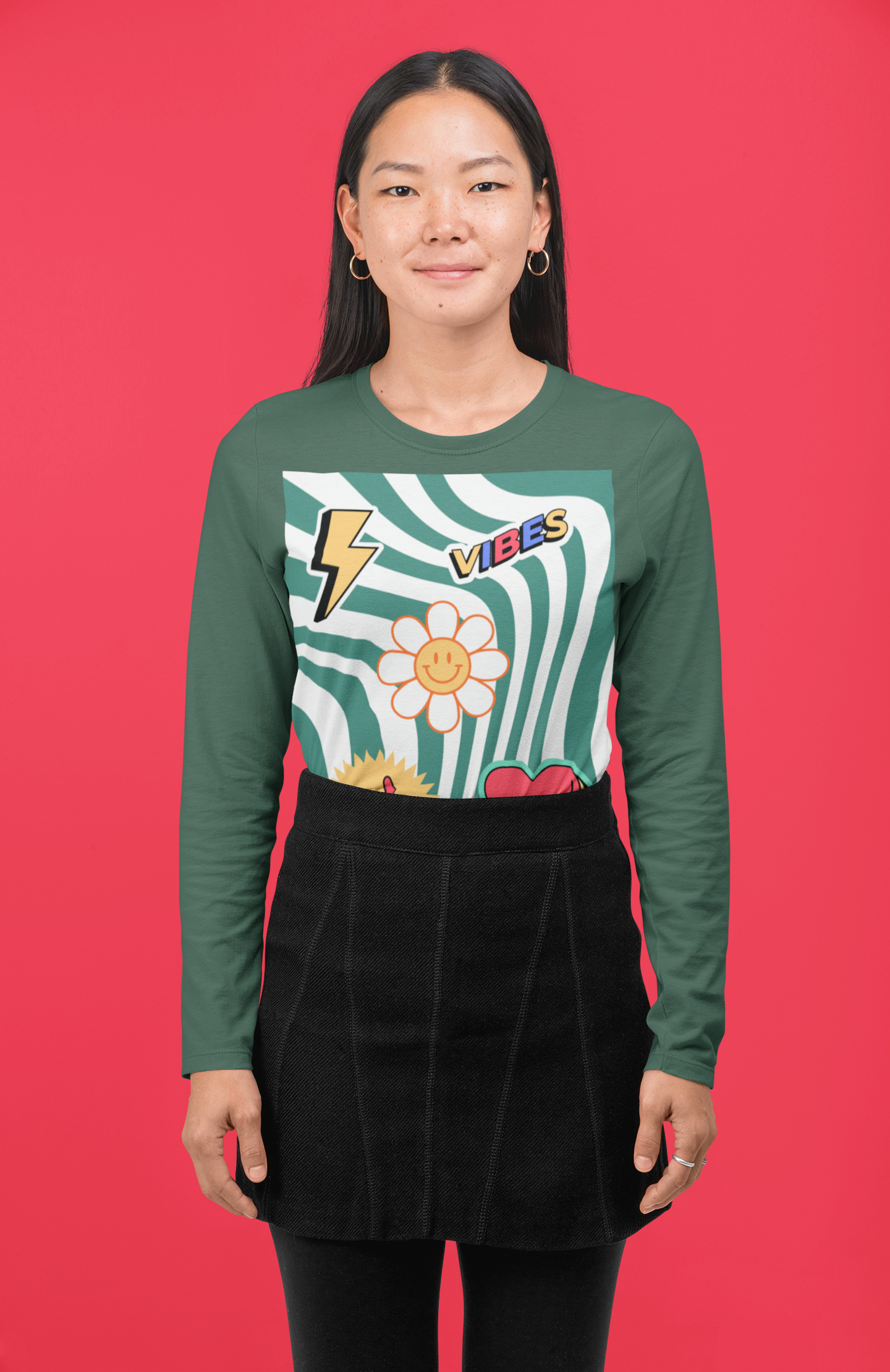 "Good Vibes" Long Sleeve T-Shirt
