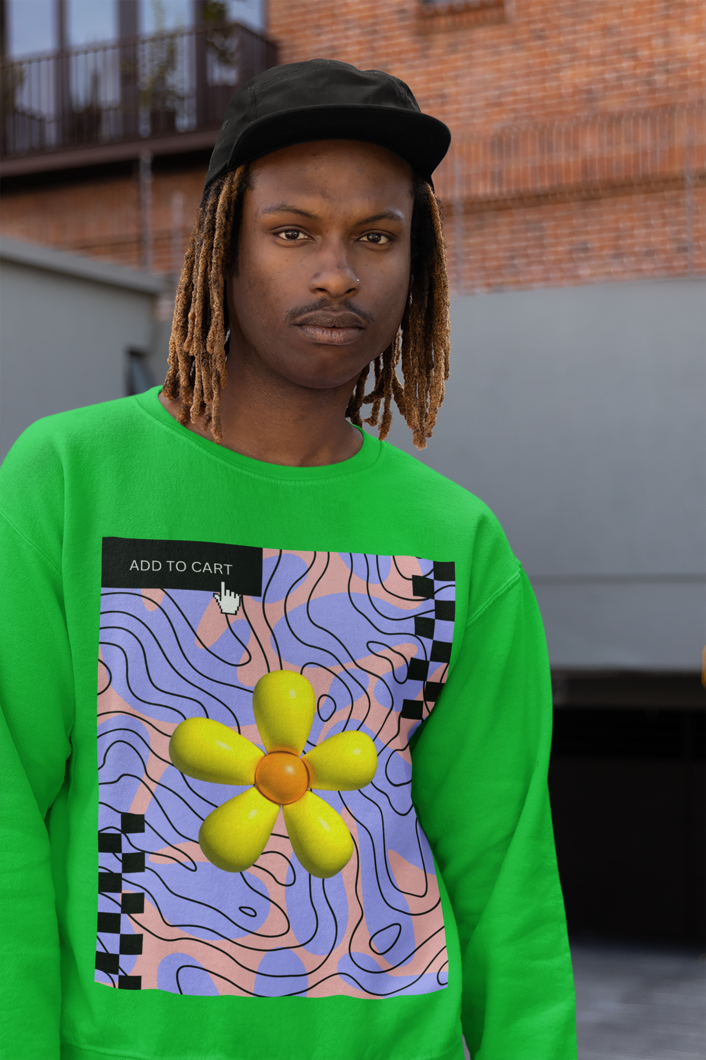 "Flowerwave" Sweatshirt