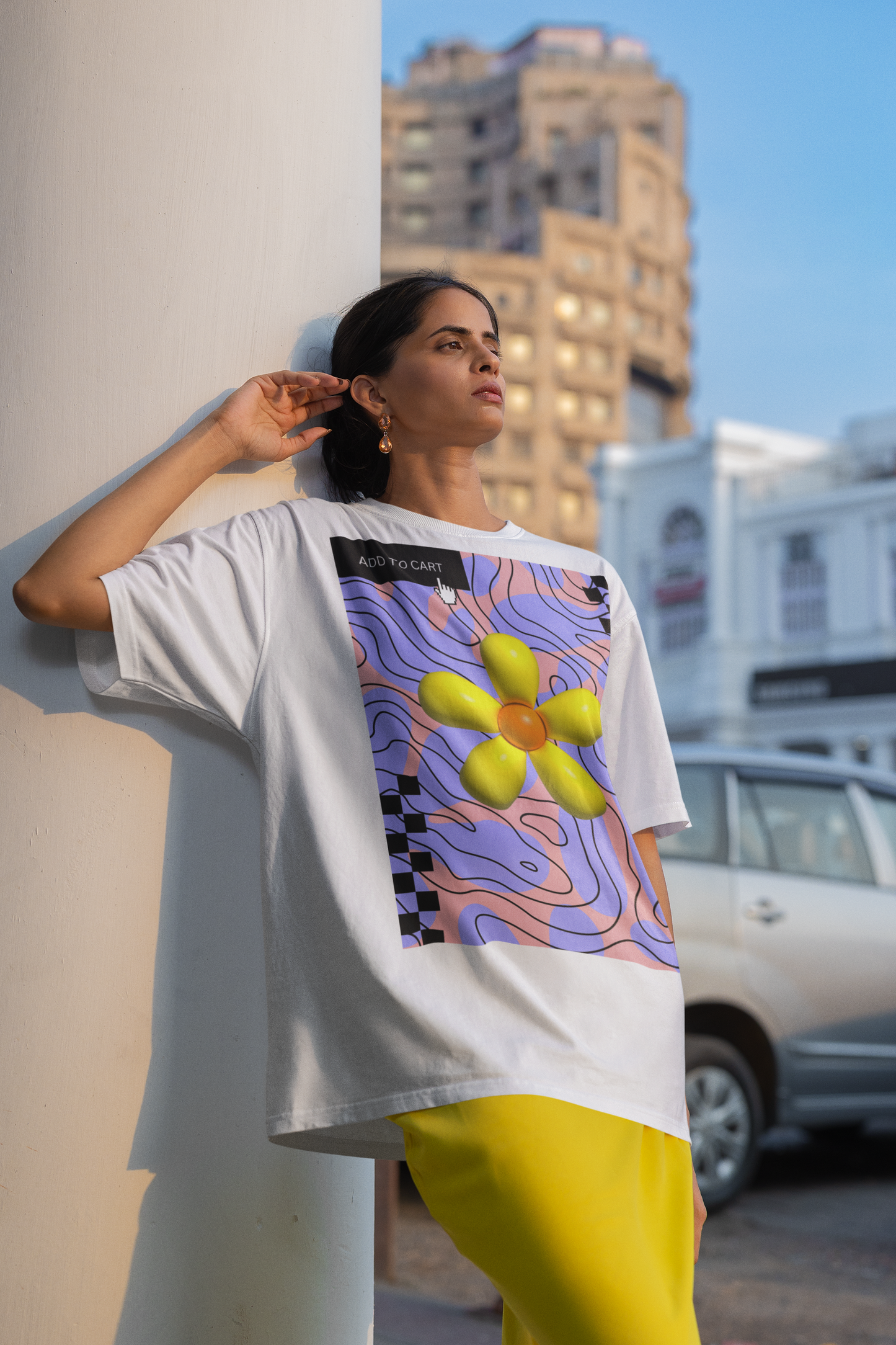 "Flowerwave" T-Shirt